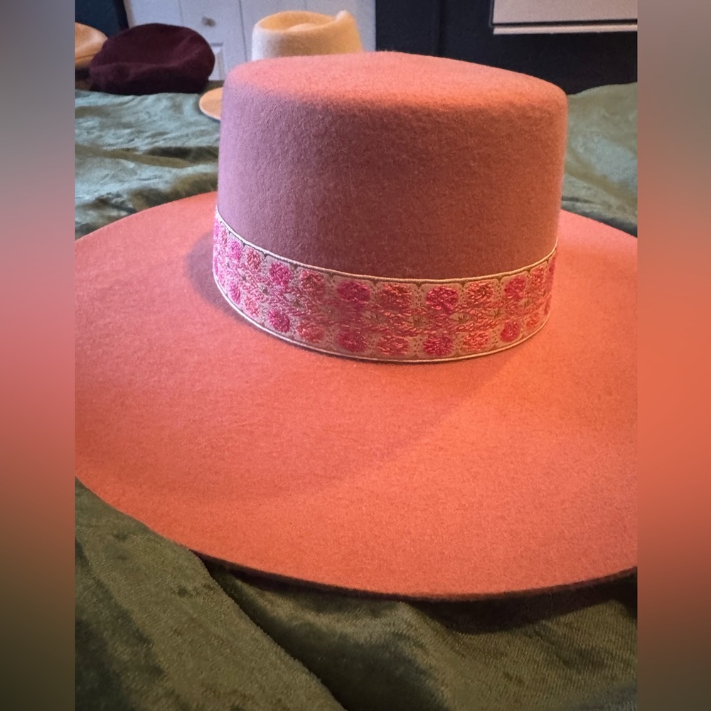 Lack Of Color - pink wide brimmed hat